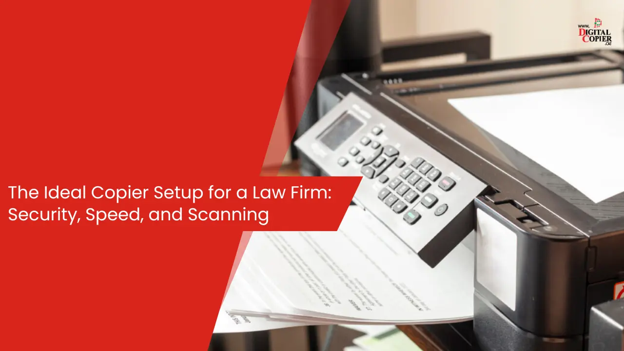The Ideal Copier Setup for a Law Firm: Security, Speed, and Scanning