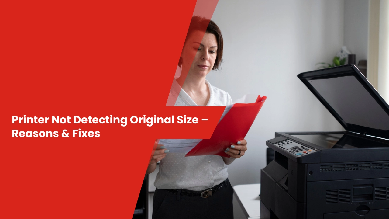 Printer Not Detecting Original Size – Reasons & Fixes