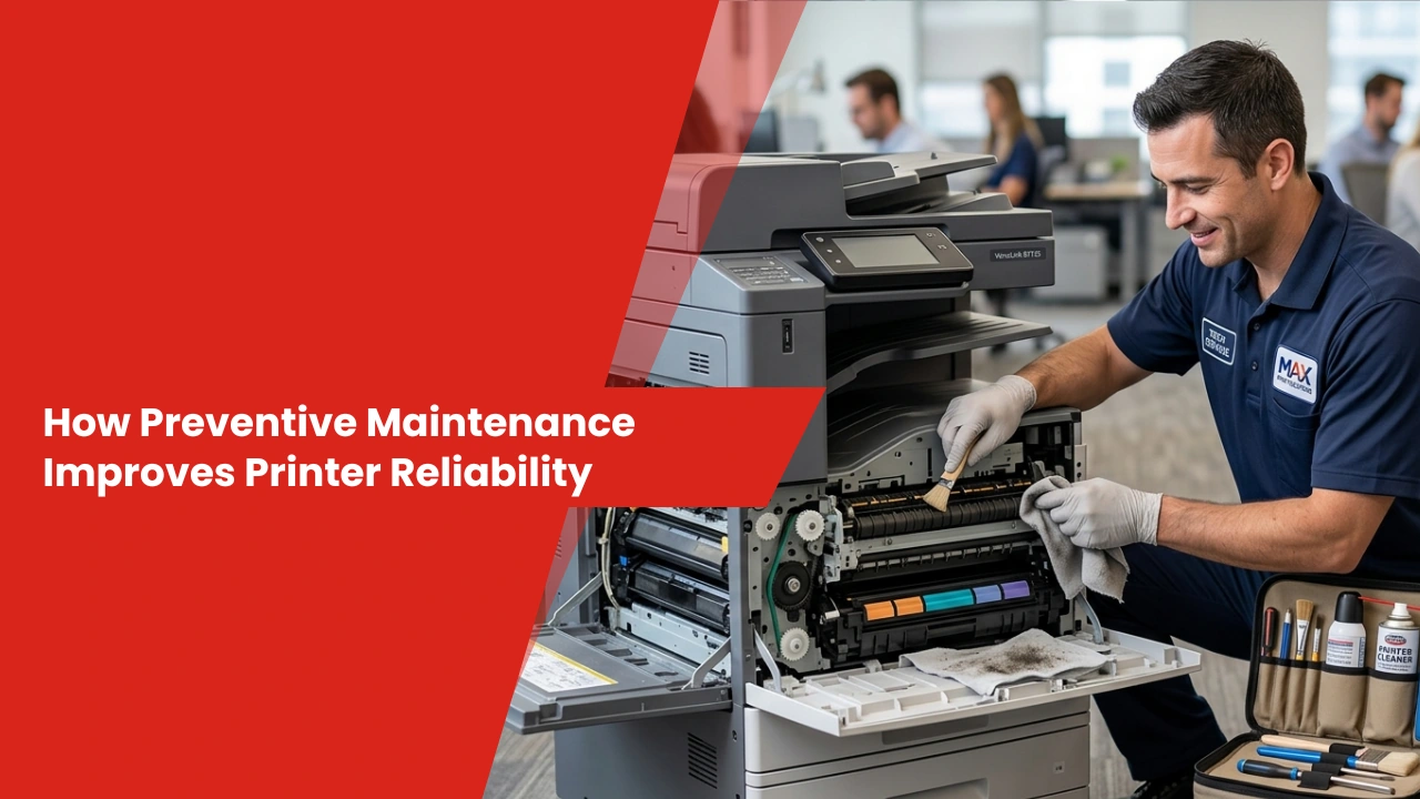 How Preventive Maintenance Improves Printer Reliability