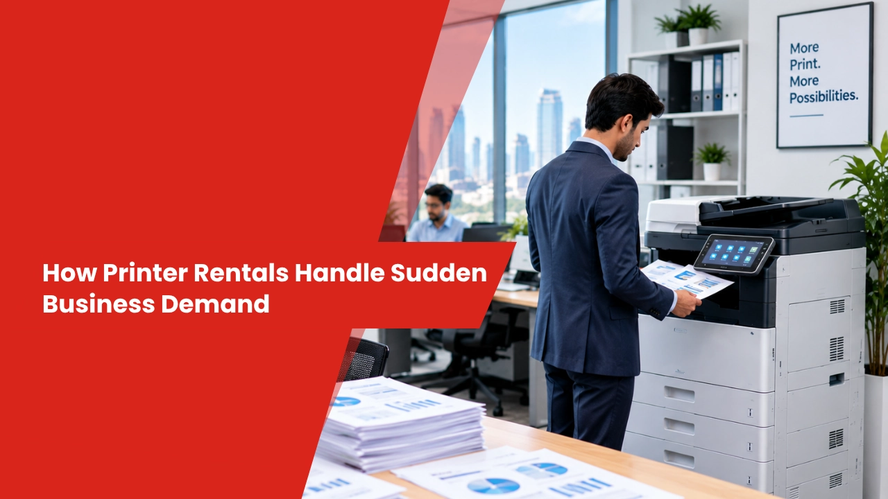 How Printer Rentals Handle Sudden Business Demand